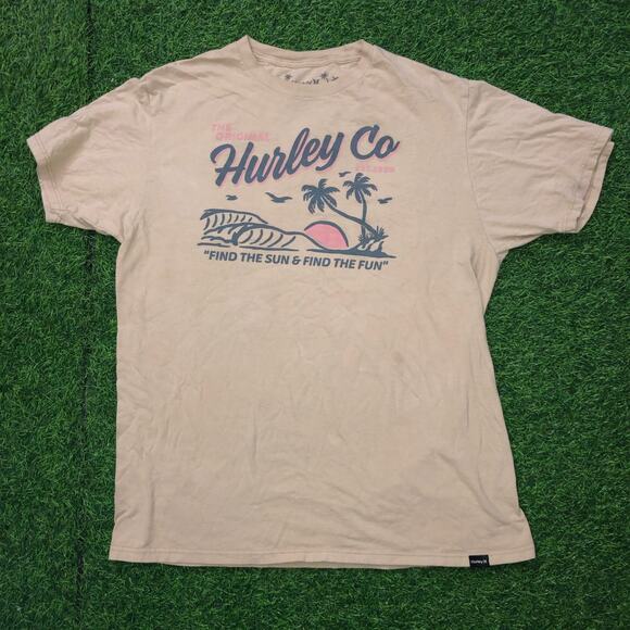 Original Hurley Co. ‘Find The Sun & Find The Fun’ Beach Tee - Picture 1 of 3